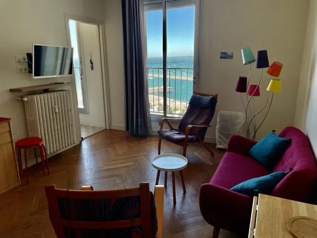 Vue Mer Le Panoramique Vieux-Port De Marseilles Frankrijk